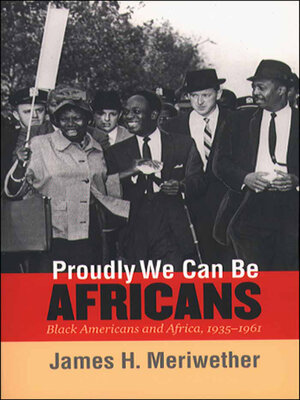 cover image of Proudly We Can Be Africans